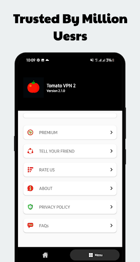 Tomato VPN スクリーンショット 1