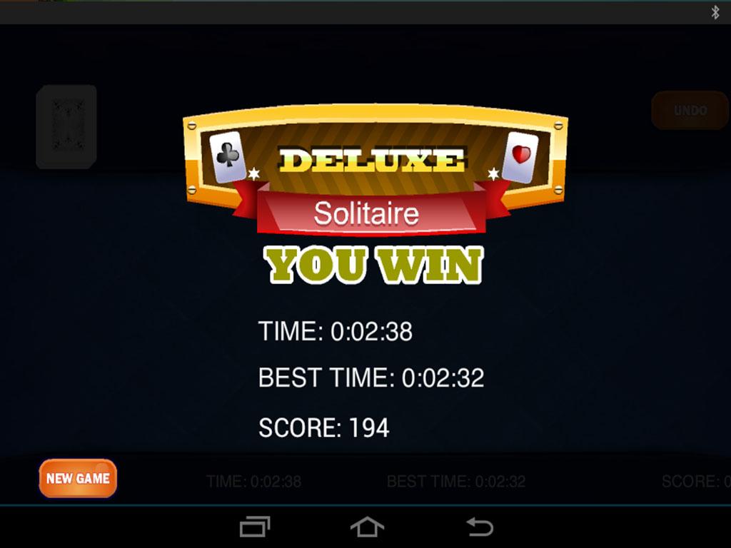 Deluxe Solitaire Captura de pantalla 2