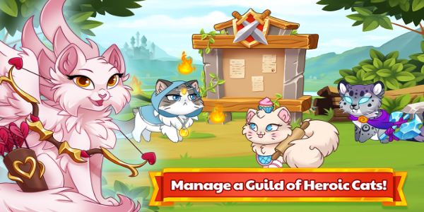 Schermata Castle Cats - Idle Hero RPG 0