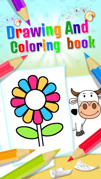 Drawing and Coloring Games स्क्रीनशॉट 1