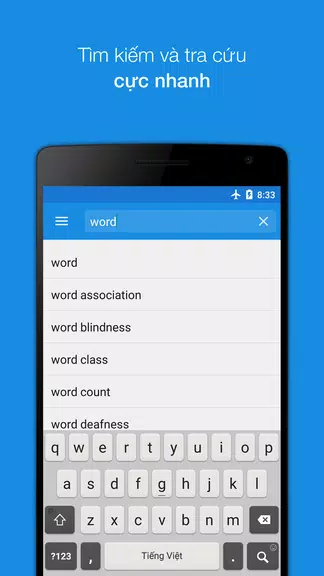 Tu dien Anh Viet - QuickDic Ekran Görüntüsü 1