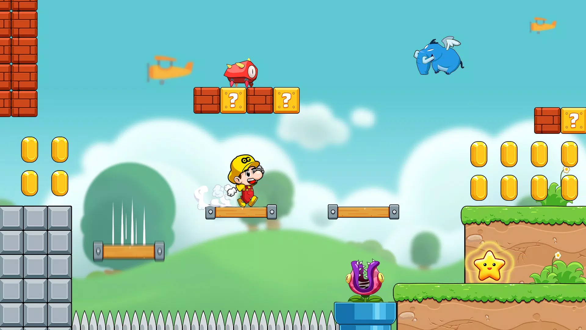 Bean's World Super: Run Games Tangkapan skrin 0