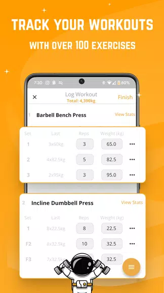 Stronger - Workout Gym Tracker Ekran Görüntüsü 0