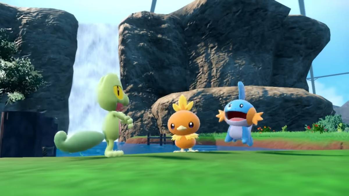 Gen 3 Starter Treecko, Torchic und Mudkip in Pokémon Scarlet & Violet