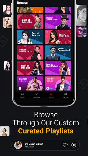 Bajao: 1 Million+ Audio and Video Songs ภาพหน้าจอ 2