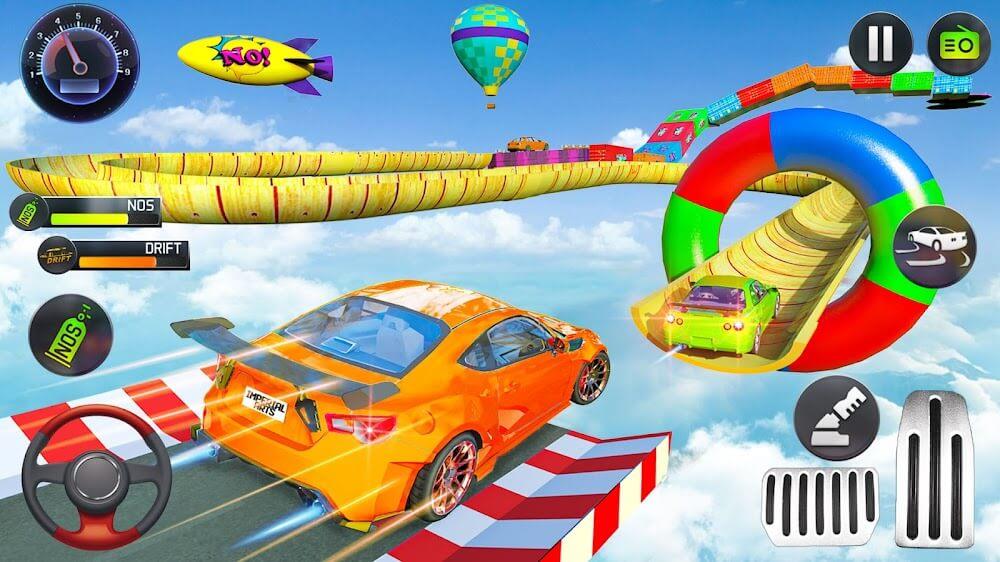 Mega Ramp Car Stunts Race Zrzut ekranu 0