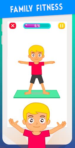 Exercise for Kids at home Ekran Görüntüsü 3