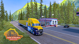 Truck Simulator : Trucker Game Capture d'écran 0