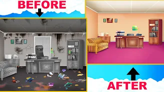 School Cleanup - Cleaning Game Capture d'écran 1