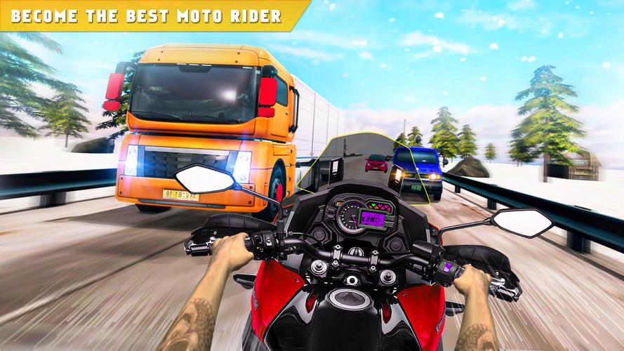 Highway Traffic Bike Race Moto ဖန်သားပြင်ဓာတ်ပုံ 0