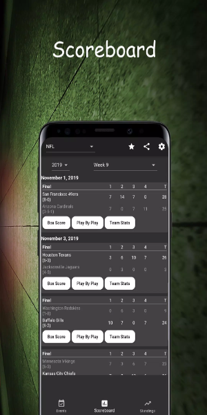Dofu Live NFL NBA NHL Baseball應用截圖第2張