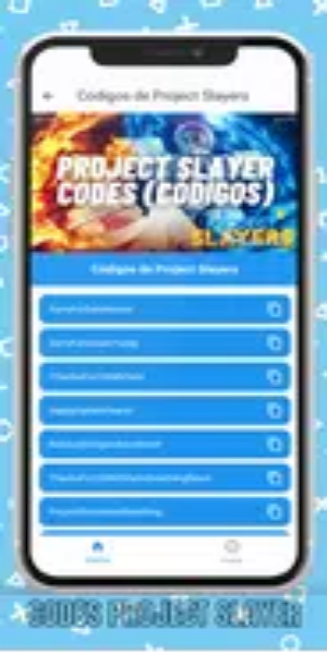 Project Slayers Codes Privados 스크린샷 0