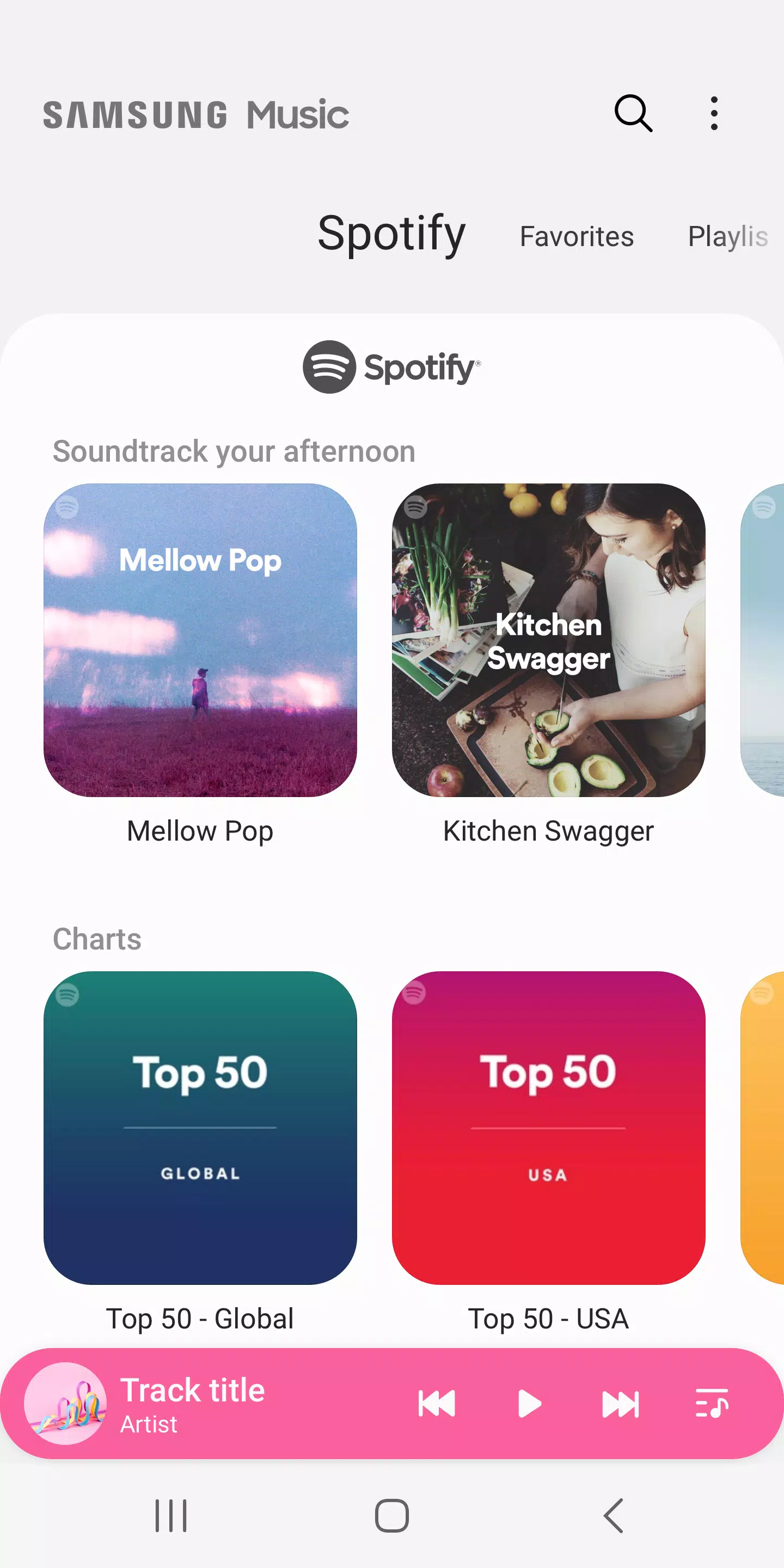 Samsung Music স্ক্রিনশট 1