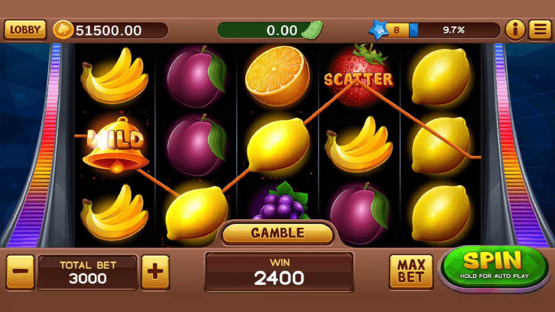 Game Heap - Seven Slots ภาพหน้าจอ 1