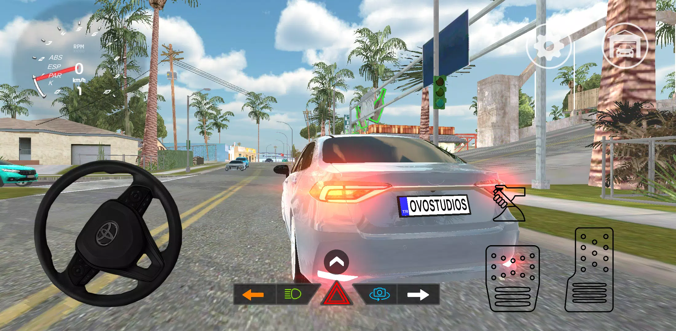 Corolla Drift & Park Simulator ภาพหน้าจอ 0