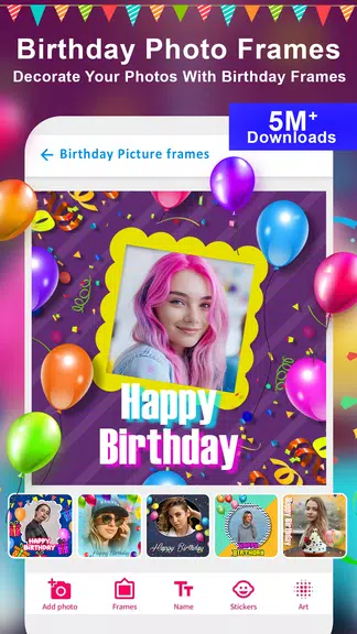 Fotorahmen zum Geburtstag Screenshot 0