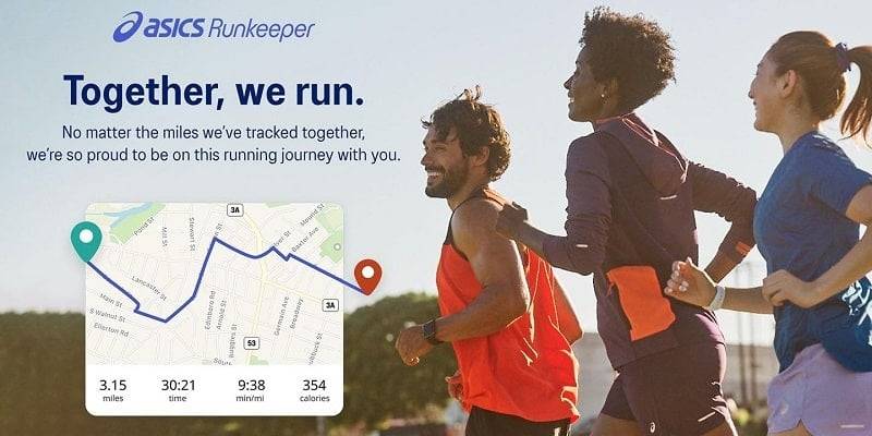 ASICS Runkeeper Tangkapan skrin 0