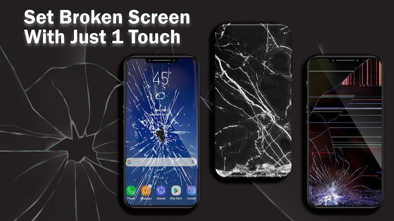 Broken Screen 4K Pranks Funny Tangkapan skrin 0