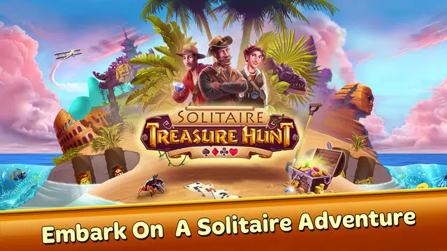 Solitaire Treasure Hunt ภาพหน้าจอ 0