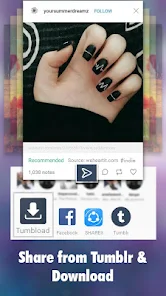 Photo & Video Explorer and Downloader for Tumblr Capture d'écran 1