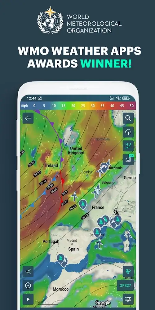 Windy.app स्क्रीनशॉट 0