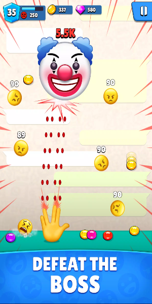 Emoji Ball Blast: Shooter Game ဖန်သားပြင်ဓာတ်ပုံ 2