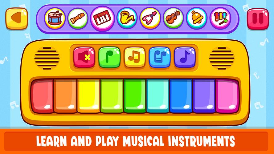 Piano Kids Toddler Music Games應用截圖第0張
