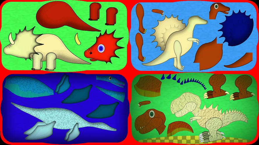 Dino ABC and puzzles Скриншот 2