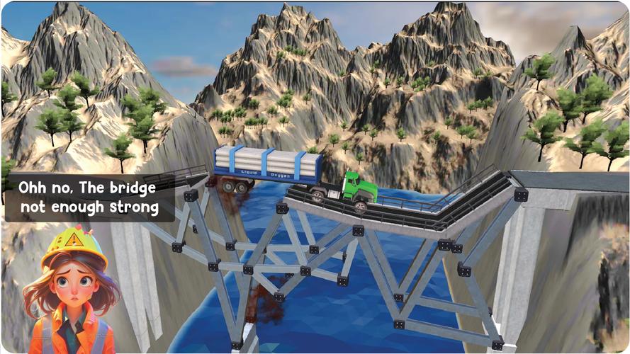 Schermata Bridge Constructor 2