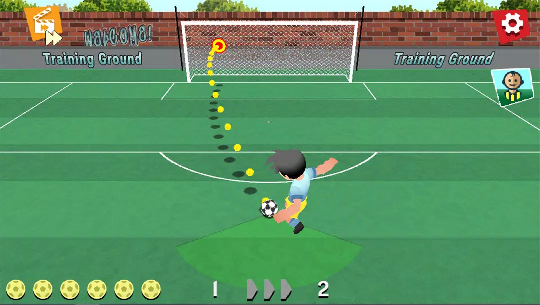 FreeKick Screamers - Football Tangkapan skrin 1