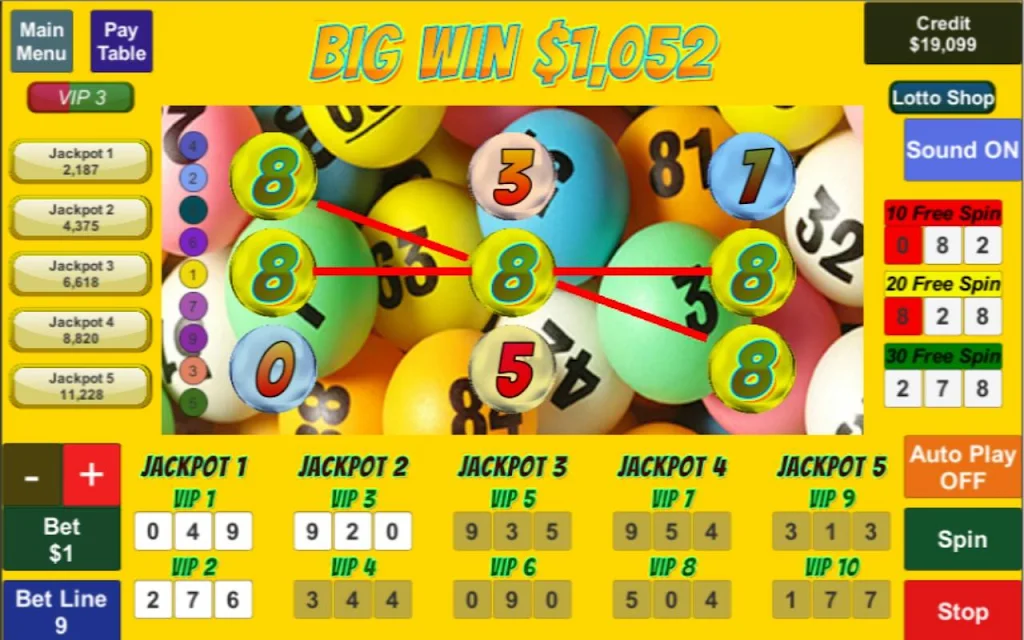 Slots - Lotto Jackpot Captura de tela 1