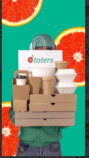 Toters: Food Delivery & More Capture d'écran 1