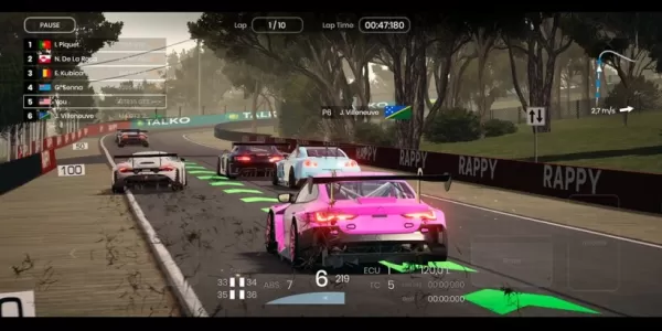 Gran Velocita racing simulation showcasing detailed car models and track environments