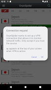 VPN Proxy OvpnSpider Ảnh chụp màn hình 1