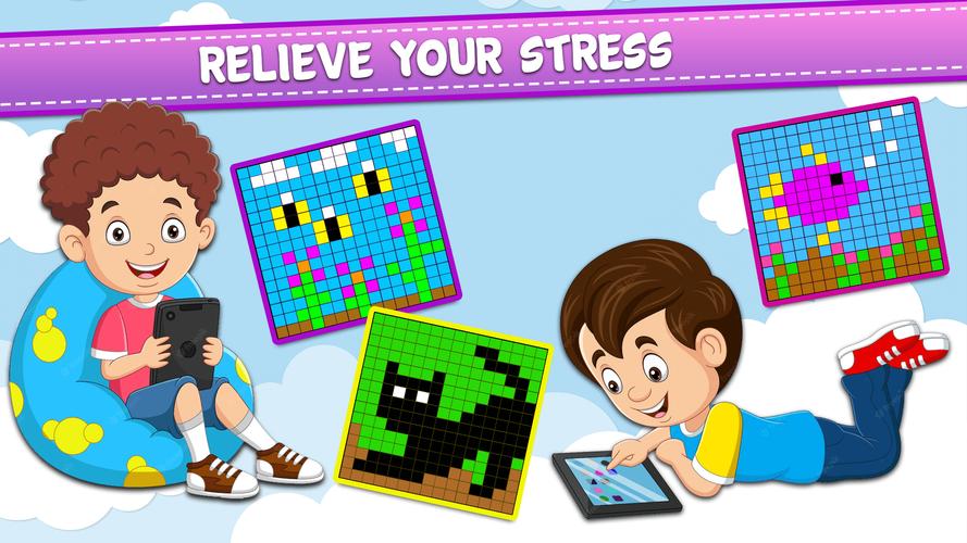 Pixel Art Coloring Games Ekran Görüntüsü 2