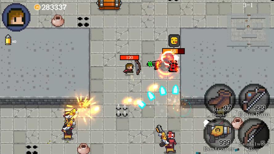 Tiny Warrior - Pixel Gun Capture d'écran 3