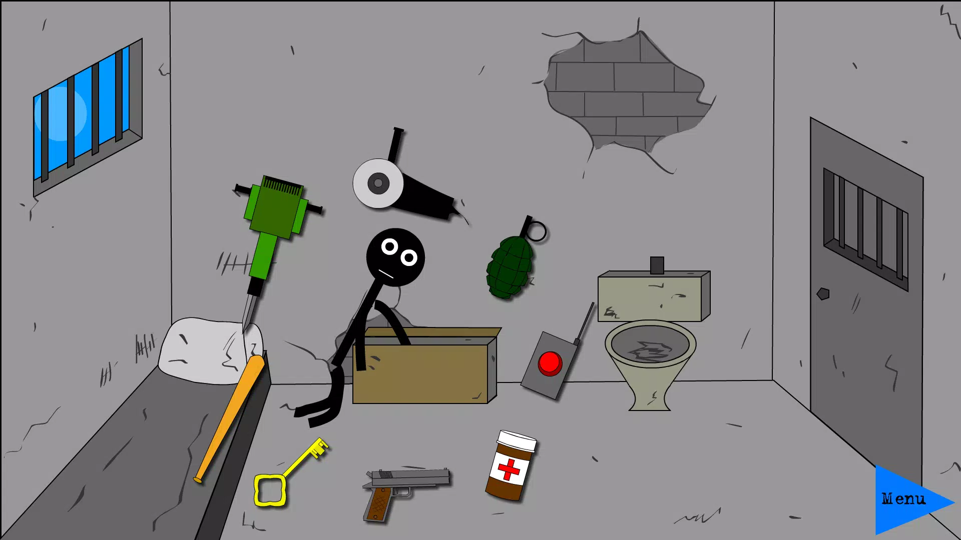 Stickman Jailbreak 2，Dumb ways Zrzut ekranu 0