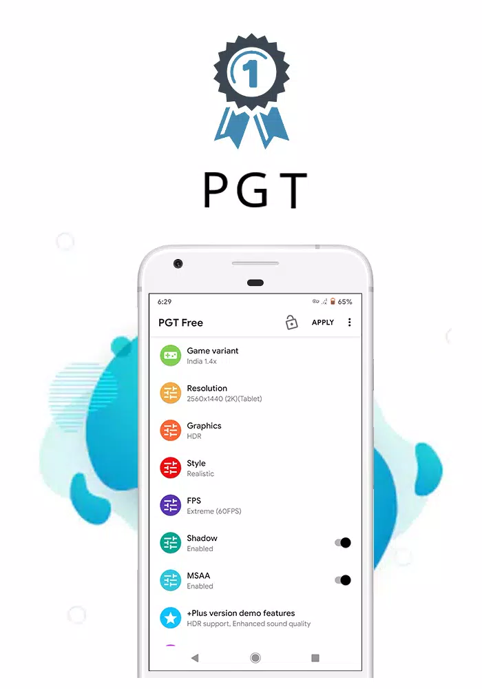 PGT: GFX, Launcher & Optimizer Captura de tela 0