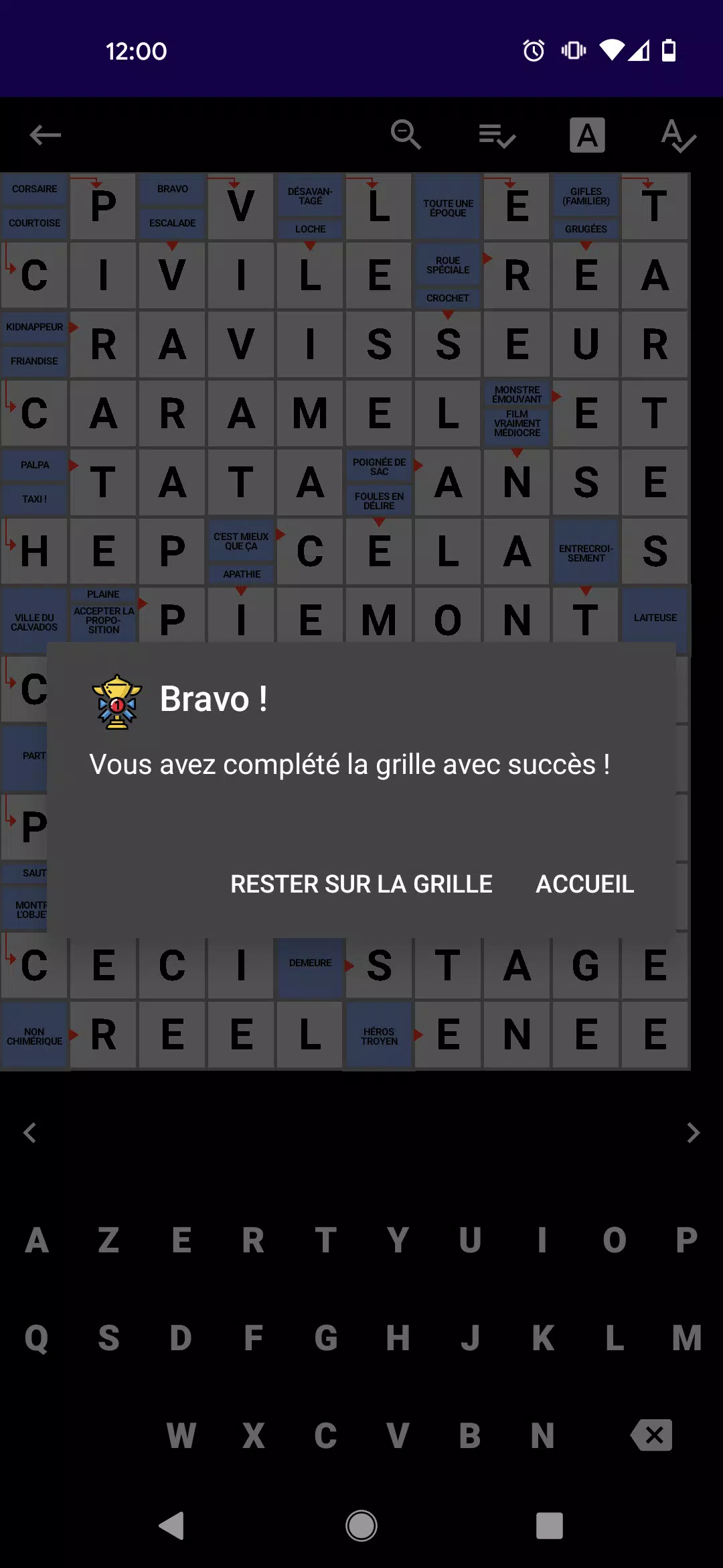 Mots Fléchés Français應用截圖第2張