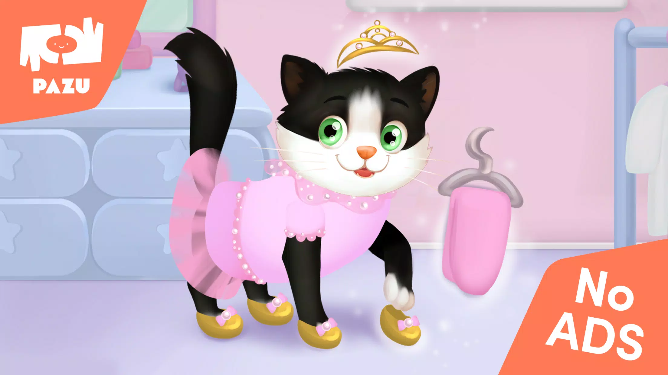 Cat game - Pet Care & Dress up স্ক্রিনশট 0