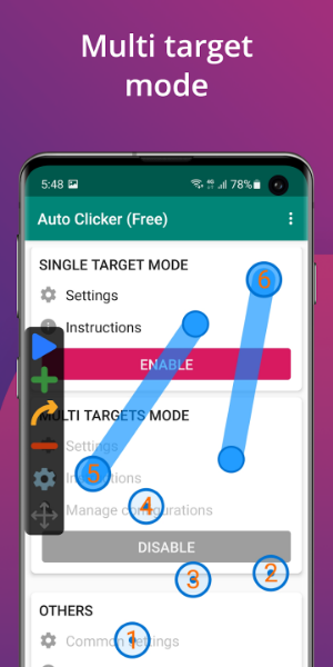 Auto Clicker - Automatic tap Mod ဖန်သားပြင်ဓာတ်ပုံ 2