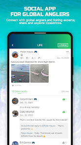 Rippton–Social  Fishing App, Fishing Map, Logbook ภาพหน้าจอ 1