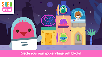 Sago Mini Space Blocks Builder Скриншот 2