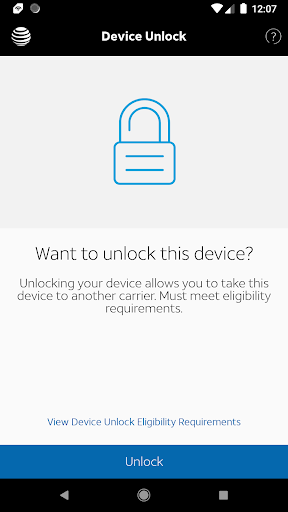 AT&T Device Unlock Скриншот 0