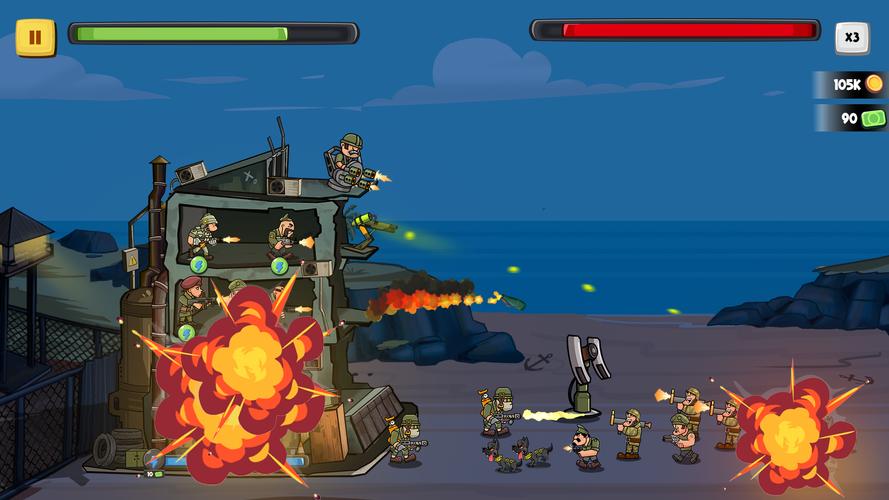 World War Army Defense: TD WW2應用截圖第1張
