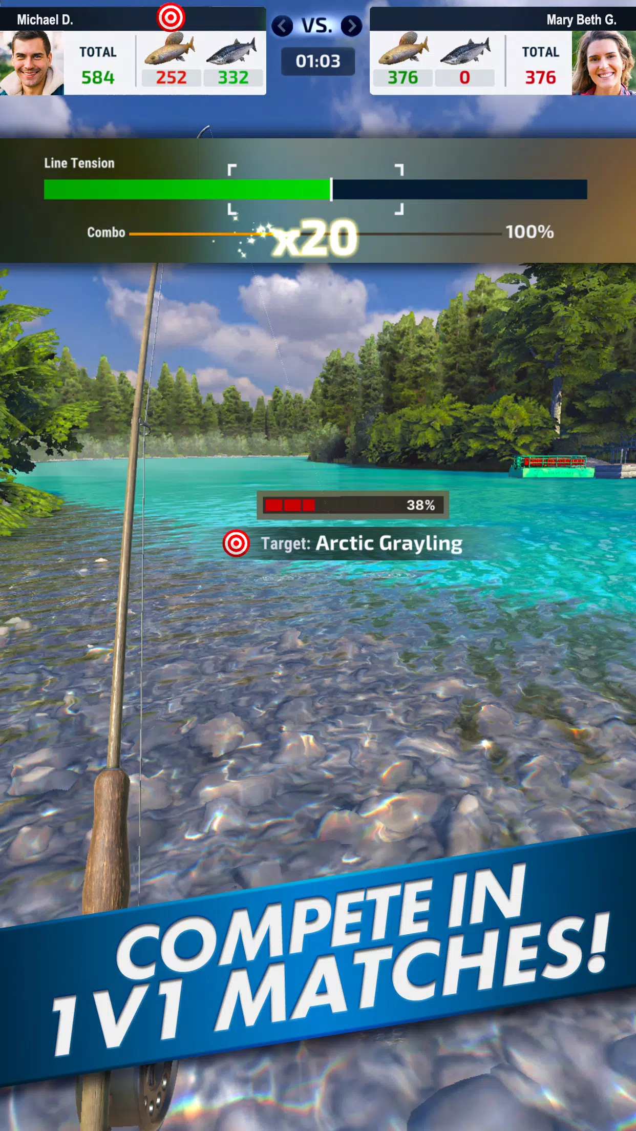 Ultimate Fishing! Fish Game ဖန်သားပြင်ဓာတ်ပုံ 1