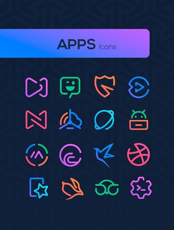 Linebit – Icon Pack ภาพหน้าจอ 1