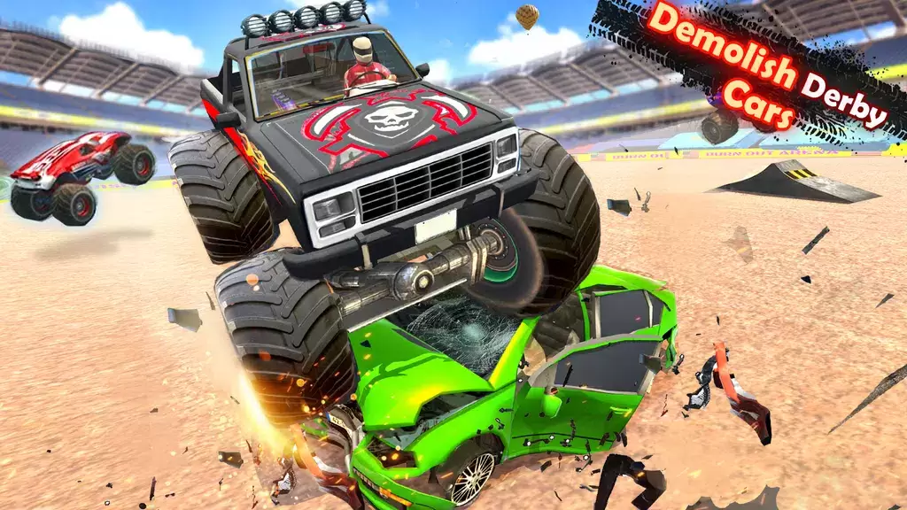 Demolition Derby Truck Stunts 스크린샷 2