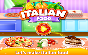 Italian Food Chef Cook Pizza Captura de tela 0