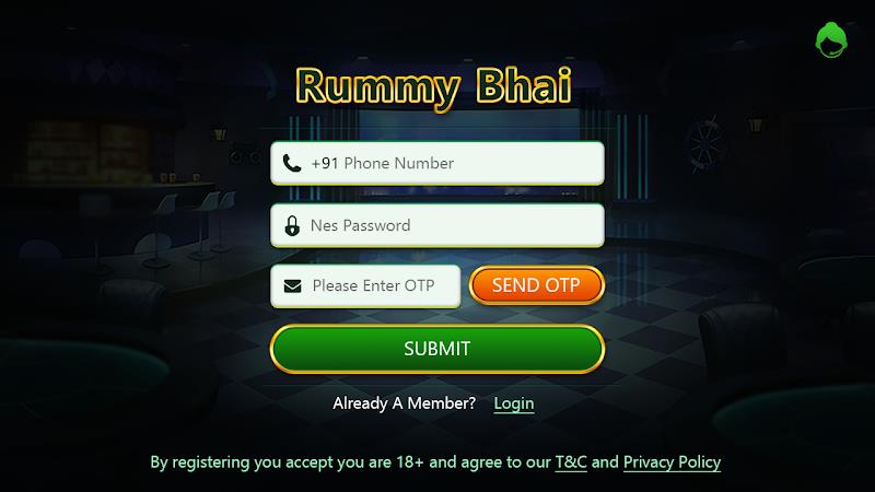 Rummy Bhai: Online Card Game Schermafbeelding 1